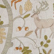 Фото: ткань шерстяная с вышивкой Fergus Autumn- Ампир Декор