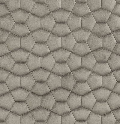 Стеганые обои  серые дизайн космос 20-007-130-20 