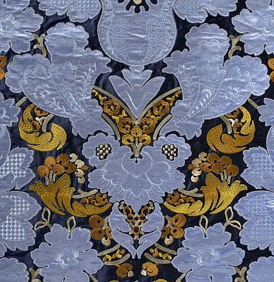 Ткань для портьеры с классическим узором 10575.63 Nobilis