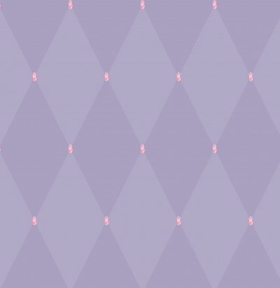 Обои фиолетовые с ромбами DK5974 