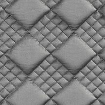 Фото: Стеганые обои  серебристо-серые дизайн Вафельный 20-015-111-20- Ампир Декор