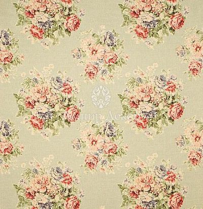 Английские ткани цветы розы DVIPWE-204 Sanderson