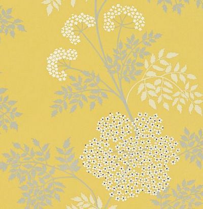 желтые обои с цветами DOPWCO105 Sanderson