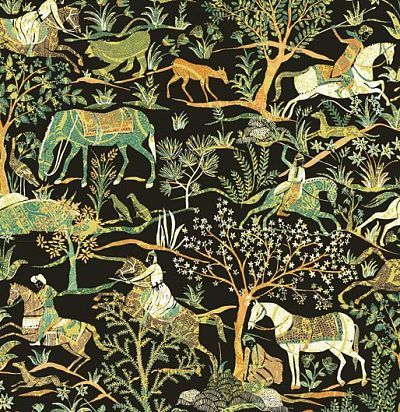 Панно восточные всадники и лошади DGSUM1032 Khroma