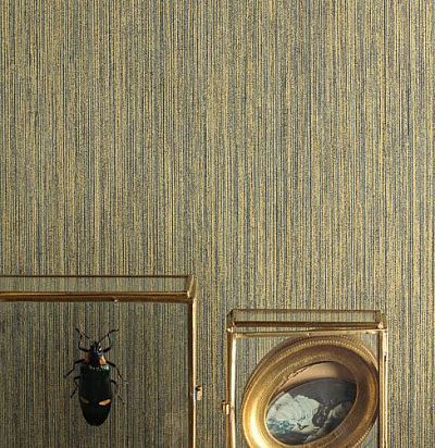 Имитация ткани, техники нить к нити. Металлизированные чернила, легкий переливающийся эффект Khroma - 1