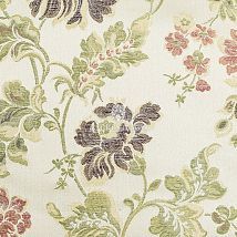 Фото: Жаккардовая ткань с цветочным рисунком 1435496- Ампир Декор