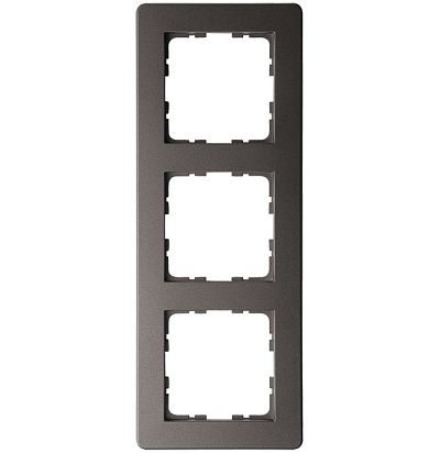 Рамка G-Flex 3-постовая, цвет Мокко Jasmart