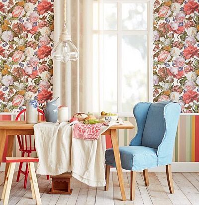 обои с роскошными цветами 358005  - 1