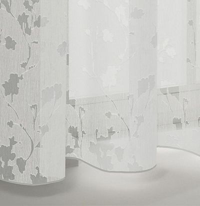 ткань однотонная с прозрачным узором 3444-110 ADO - 1