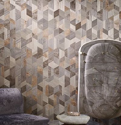 Обои из шпона с геометрией 38200 ARTE - 1