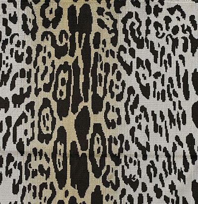 бархатная ткань с леопардовым орнаментом 10497.02 Velours Leopard Nobilis
