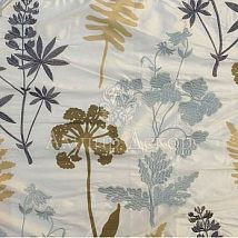 Фото: шелковая ткань с листьями 10437-65- Ампир Декор