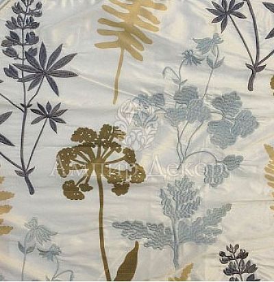 шелковая ткань с листьями 10437-65 Nobilis