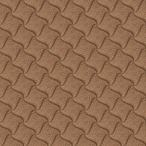 Фото: Стеганые обои светло-коричневые дизайн клевер 10-003-008-00- Ампир Декор