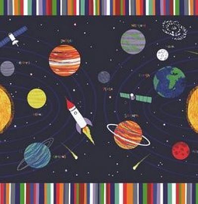 Обои с космическим дизайном KJ 53852B 