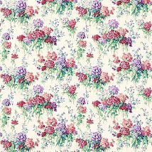 Фото: ткань из льна универсальная с принтом цветы 224334- Ампир Декор