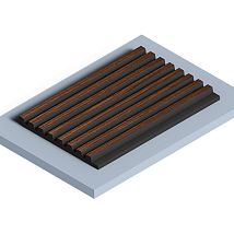 Фото: LV129 BR396NK Декоративная панель HiWood- Ампир Декор