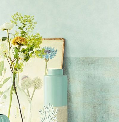 обои голубые виниловые 372509  - 2