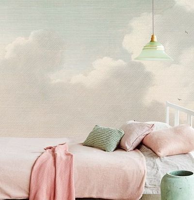 панно с белыми облаками 358121  - 1