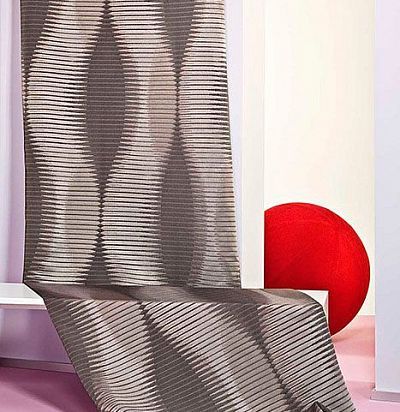 негорючая портьерная ткань с геометрическим дизайном Cordoba CS 24  - 1