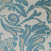 Фото: ткань для портьер с ярким узором Amapola Aquatic- Ампир Декор