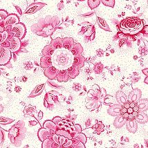 Фото: Флизелиновые обои с крупными розовыми цветами 341010- Ампир Декор