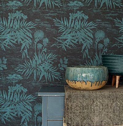 обои темно-синие 379034  - 1