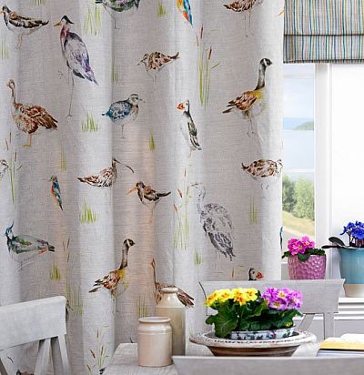 портьерная английская ткань Waterfowl Linen  - 1