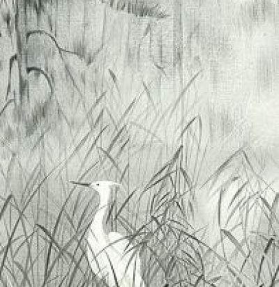 Панно декоративное с журавлями DG2VOL1012 Khroma