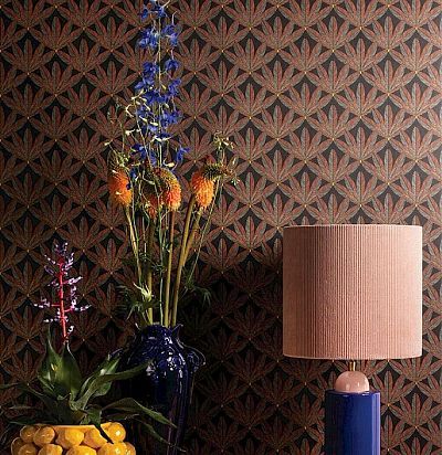 Обои современные дизайнерские крупные  листья HAV701 Khroma - 2