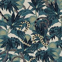 Фото: Символ богатства и изобилия - змея. Тропики, сочетание техник нанесения чернил. Яркие, природные отт- Ампир Декор