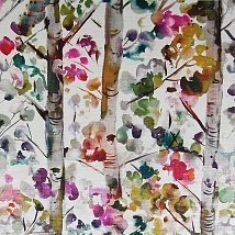 Фото: Портьерная ткань с растительным узором Izusa Lotus- Ампир Декор