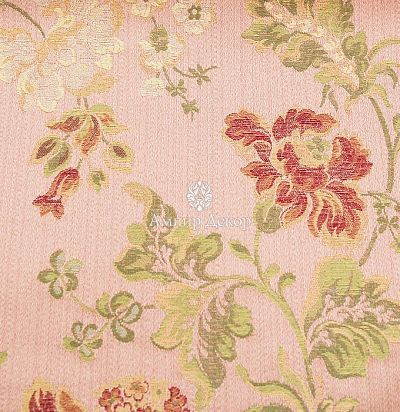 Жаккардовая ткань с цветочным рисунком 1435497 