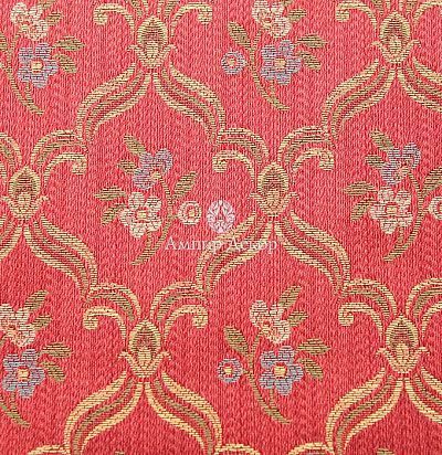 Жаккардовая ткань с растительным рисунком 1435399 