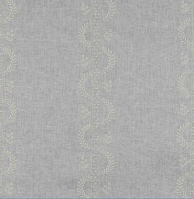 Льняной тюль с вышитым узором F3532/01 Colefax and Fowler