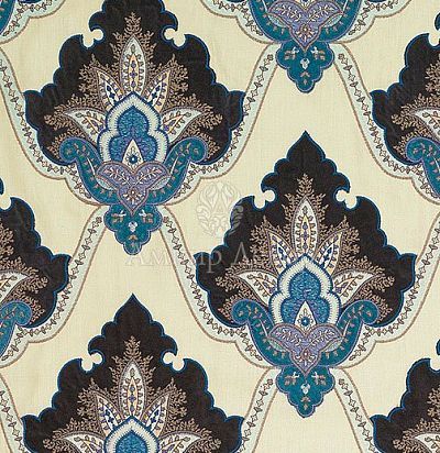 Ткань с бархатной аппликацией BF10499/1 GP&JBaker