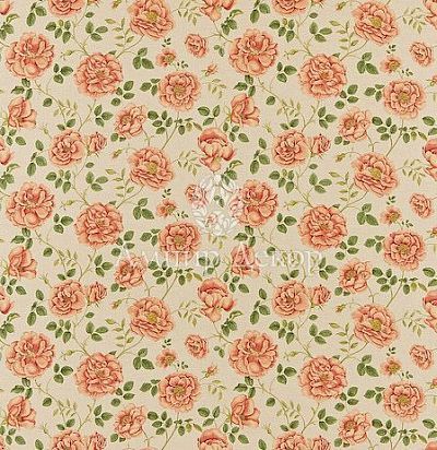 Английские ткани цветы розы DAPGRO-203 Sanderson