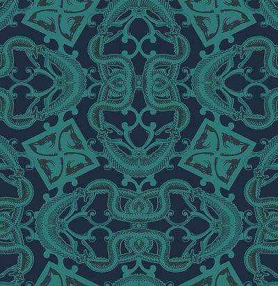 обои со змеиным принтом FP1081 ARTE