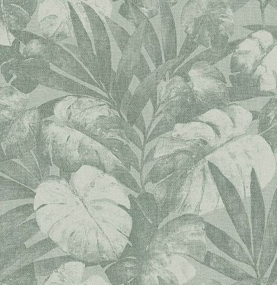 обои зеленые с листьями 80080 ARTE