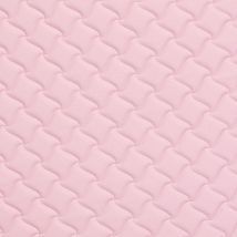 Фото: Стеганые обои сиренево-розовые дизайн клевер 10-003-006-00- Ампир Декор