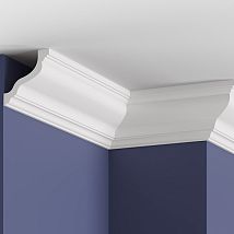 Фото: MC127 карниз (84х84х2000 мм)- Ампир Декор