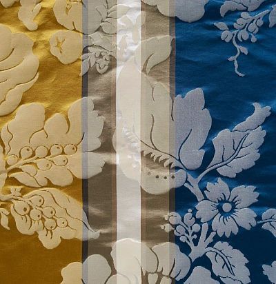 Яркая портьера с растительным узором 10551.36 Nobilis