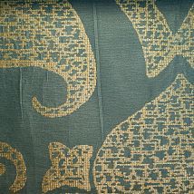 Фото: ткань для портьер с золотым узором Shirin 44- Ампир Декор