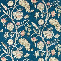 Фото: Льняная ткань с классическим английским рисунком 322710- Ампир Декор