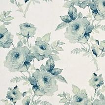 Фото: ткань из льна принтом цветы PP50103/715- Ампир Декор