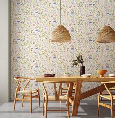 Обои современные красочные, с изображнием  цветов, животных, людей 112794 Scion - 2