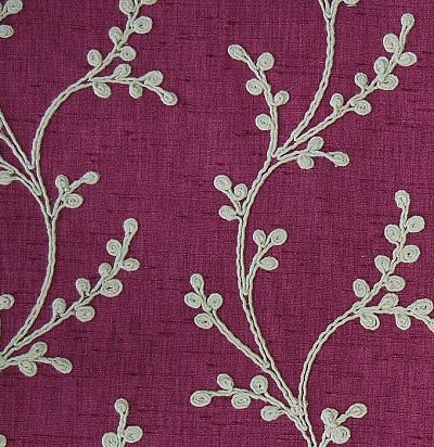 Портьерная ткань с вышивкой Sevati Orchid Voyage Decoration