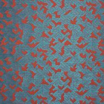 Фото: Портьера из Франции 10648.70 Origami Orange Sienne- Ампир Декор