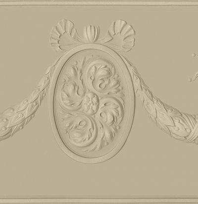 Рельефное стеновое покрытие (бордюр) Lincrusta  RD1948 Cameo Lincrusta