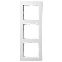 Фото: Рамка G-Flex  3-постовая, цвет белый глянцевый- Ампир Декор